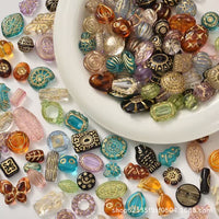 DIY Acrylic Retro Painted Beads for Bracelets and Necklaces