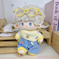 Cotton Doll Jumpsuit Outfit for 10cm/20cm Plush Dolls