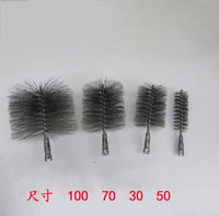 Drain Cleaning Brush Head for 16mm Spring Solid Shaft Steel Wire