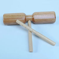Orff Percussion Wood Block Double Tone Block for Band Performance and Kids' Music Education