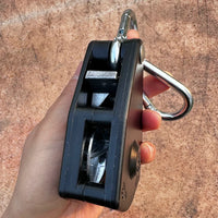 10mm Self-Locking Pulley Rope Tensioner for Outdoor Camping Tarps and Clotheslines