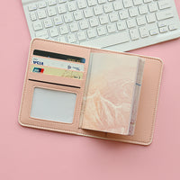 Travel Passport Holder and Document Organizer with Card Slots