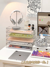Acrylic Dustproof Keyboard Storage Box Display Stand for Mechanical Bluetooth Keyboards