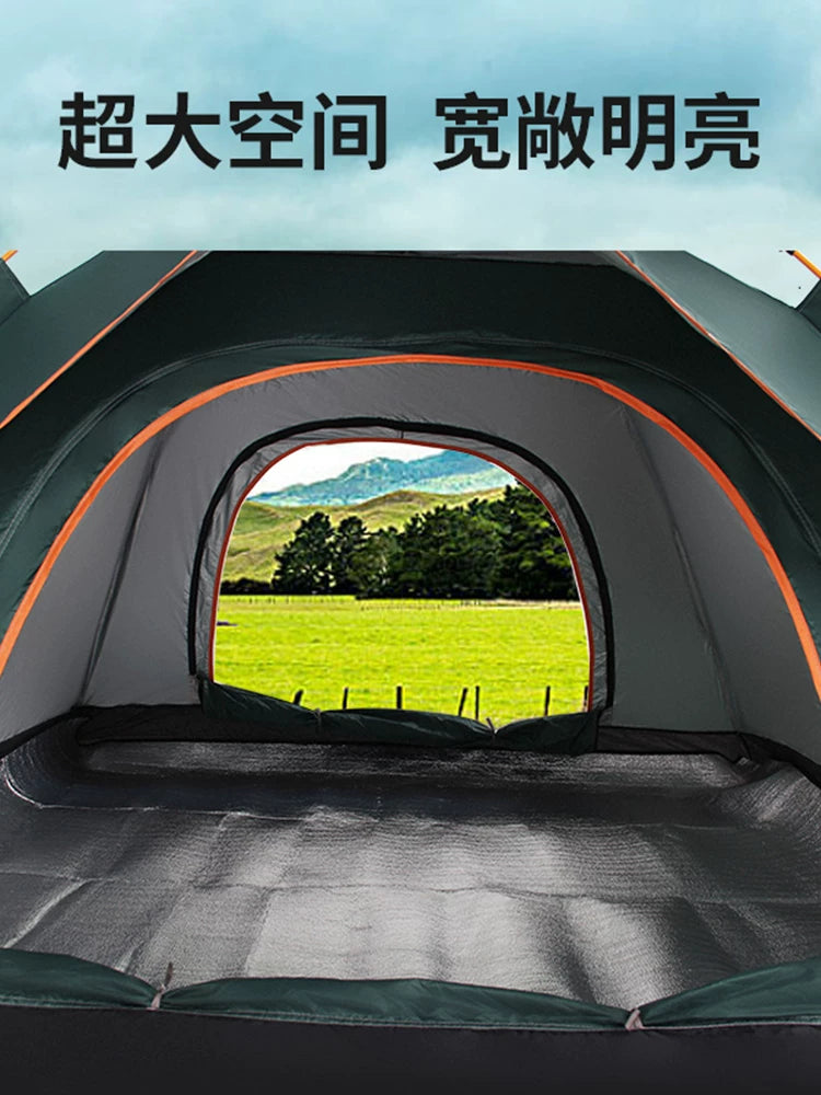 Automatic Pop-Up Camping Tent for 1-2 People, Waterproof UV Protection, for Park Beach Picnic