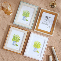 Nordic Style Photo Frame for Wall or Tabletop Display, Multiple Sizes Available