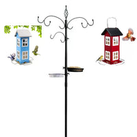 Outdoor Bird Feeder Pole Kit for Wild Birds - Garden Decoration & Hanging Feeder Stand