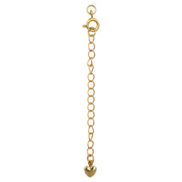 14K Gold Plated Extension Chain with Spring Clasp Set for DIY Jewelry Making