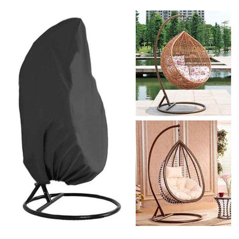 Outdoor Hanging Basket Chair Cover Waterproof UV Protection Dustproof Patio Furniture Swing Cover