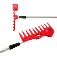 Golf Course Sand Bunker Rake with Telescopic Ball Retriever
