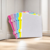 Perler Bead Pegboards for 2.6mm Mini Beads, Heat-Resistant Interlocking Fuse Bead Boards