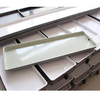 Extra Large Planter Tray with Drainage Hole and Water Pipe, Rectangular Flower Pot Saucer for Indoor Outdoor Plants