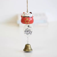 Lucky Cat Bell Charm for Wallets, Bags, and Home Decor