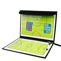 Foldable Magnetic Soccer Coaching Board with Erasable Surface