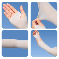 Golf Sun Protection Arm Sleeves UPF50+ Ice Silk UV Protection for Outdoor Sports