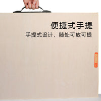 Wooden Easel Sketchpad Set for Art Students and Professionals, Portable Drawing Board with Stand