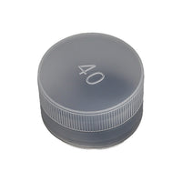 External Thread White Plastic Cap Dustproof Wear-Resistant Screw Plug Cover