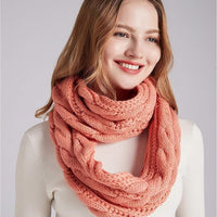 Winter Warm Knitted Fleece Lined Scarf