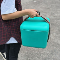 Portable Insulated Cooler Bucket for Drinks and Ice, EVA Outdoor Beverage Ice Storage Container