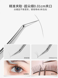 Professional Eyelash Extension Tweezers Set for Lash Artists and Beginners