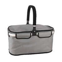 New Portable Foldable Large Capacity Insulated Picnic Basket Cooler Bag