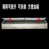 Heavy-Duty Stainless Steel Charcoal BBQ Grill for Commercial Outdoor Use