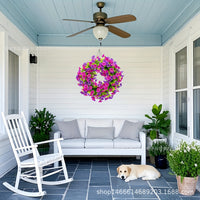 Artificial Eucalyptus Morning Glory Wreath for Wall & Door Decor