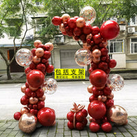 Engagement Wedding Burgundy Balloon Arch Kit for Birthday Anniversary Event Decoration
