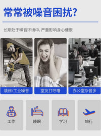 Industrial Noise Cancelling Earplugs for Work, Sleep, and Machinery Noise Reduction