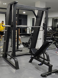 Multi-functional Smith Machine High Pull Down Power Rack for Gym Strength Training