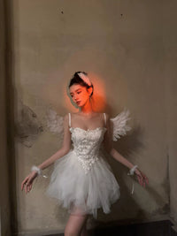 Fantasy Angel Elf Cosplay Costume for Photography, Halloween, and Stage Performances