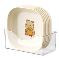 Bear Bone Spit Dish Fruit Plate Snack Tray for Home Dining Table