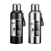 316 Stainless Steel Insulated Water Bottle with Handle for Outdoor Travel and Sports