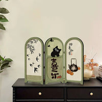 Crystal Persimmon Ruyi Desktop Screen Ornament for Home Decor