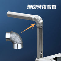 Stainless Steel Chimney Pipe and Stove Accessories for Wood Stoves and Heaters