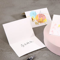 Creative Hot Stamping Greeting Cards for Birthdays and Gifts