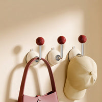 Suction Cup L-Shaped Hooks for Doors, Walls, Wardrobes, and Bathrooms - Hat and Coat Organizer
