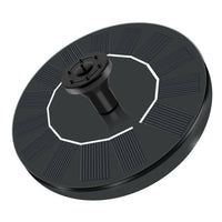 Solar Powered Floating Fountain Pump for Bird Bath Pond Garden Decor with LED Light