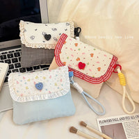 Portable Sanitary Pad Pouch Cute Cartoon Large Capacity Menstrual Bag for Students