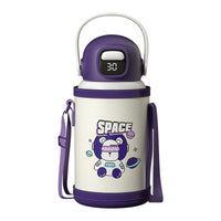 Kids 316 Stainless Steel Insulated Water Bottle with Straw for School