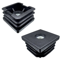 Square Tube Insert Nuts for Furniture Leveling Feet and Shelving