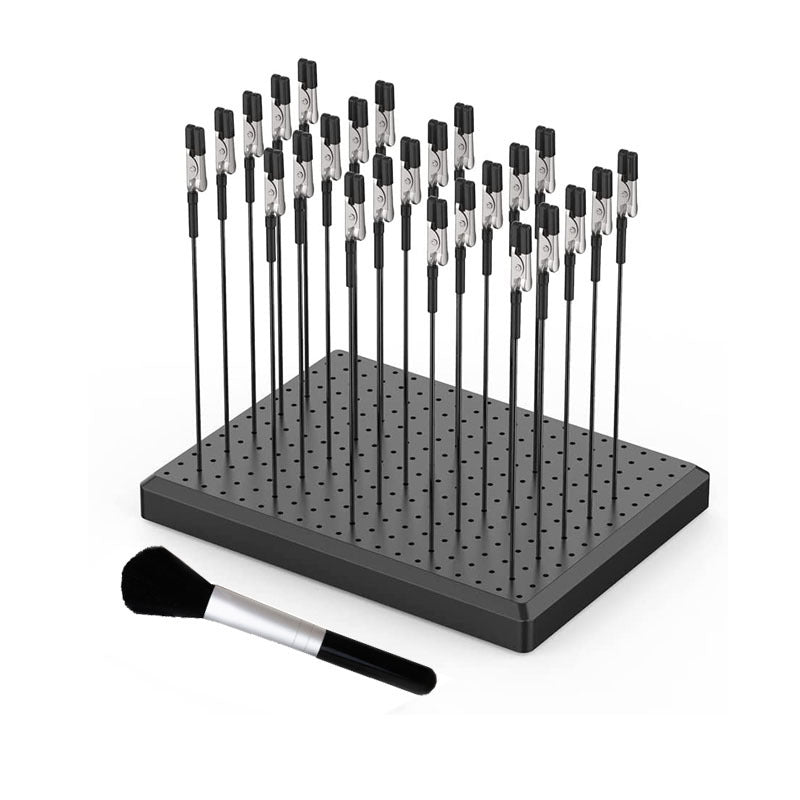 Model Painting Stand Base with Alligator Clips and Rubber Tips for Airbrushing