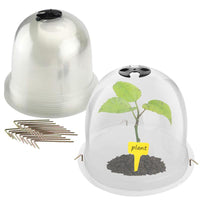 Mini Greenhouse Plant Cover with Fixing Pegs for Garden and Balcony, Moisturizing and Frost Protection