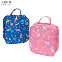 Cartoon Insulated Lunch Bag for Women and Kids, Large Capacity Portable Thermal Bento Tote for Work School Picnic