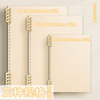 Detachable Ring Binder Notebook A4/B5/A5 with Thickened Pages for Study and Notes
