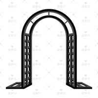 Garden Arch Trellis for Climbing Plants, Heavy Duty Metal Pergola for Outdoor Yard & Patio
