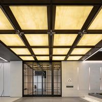 Translucent Faux Marble Snowflake Cloudstone Backlit Panel for Luxury Interior Decor
