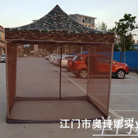 Outdoor Retractable Mosquito Net Gazebo for Patio and Garden