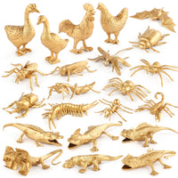 Kids' Educational Realistic Poultry and Insect Animal Model Toy Set