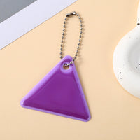 Triangular Reflective Safety Pendant for Backpacks and Cycling Gear