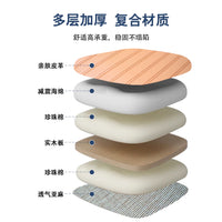 Car Back Seat Foldable Travel Mattress for All Seasons - Non-Inflatable Sleeping Pad